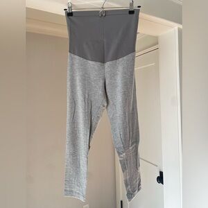Motherhood Two-Tone Gray Kids Leggings